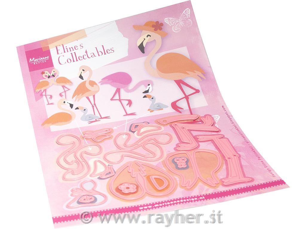 Šablona MD Collectable: Družina flamingov