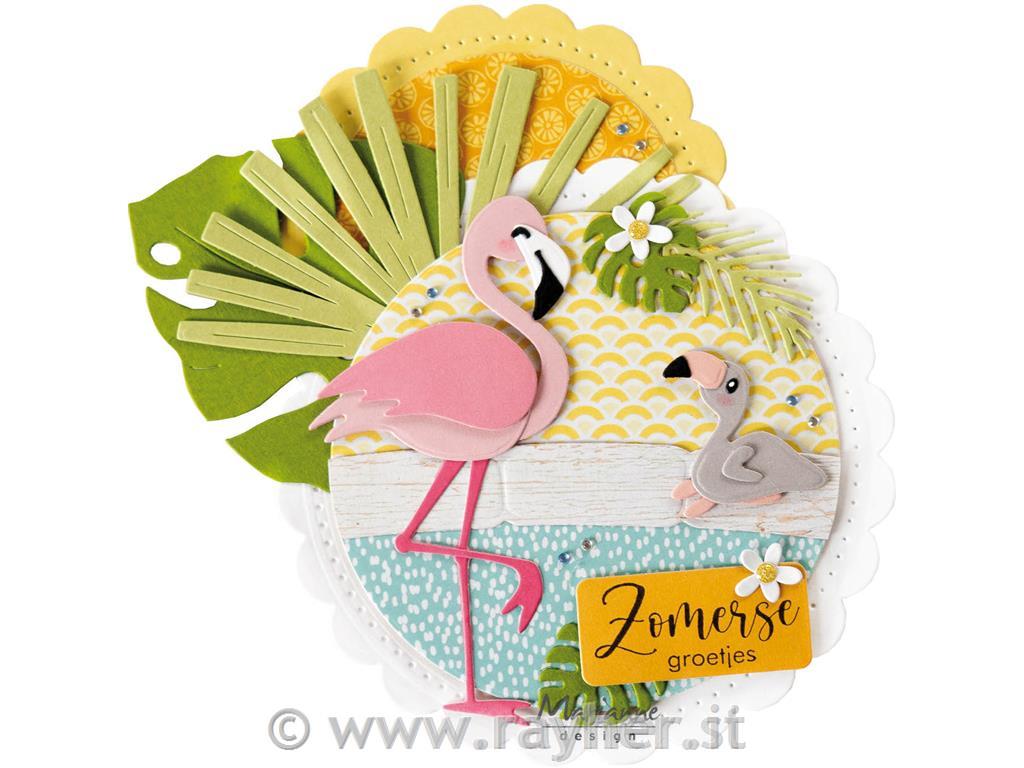 Šablona MD Collectable: Družina flamingov