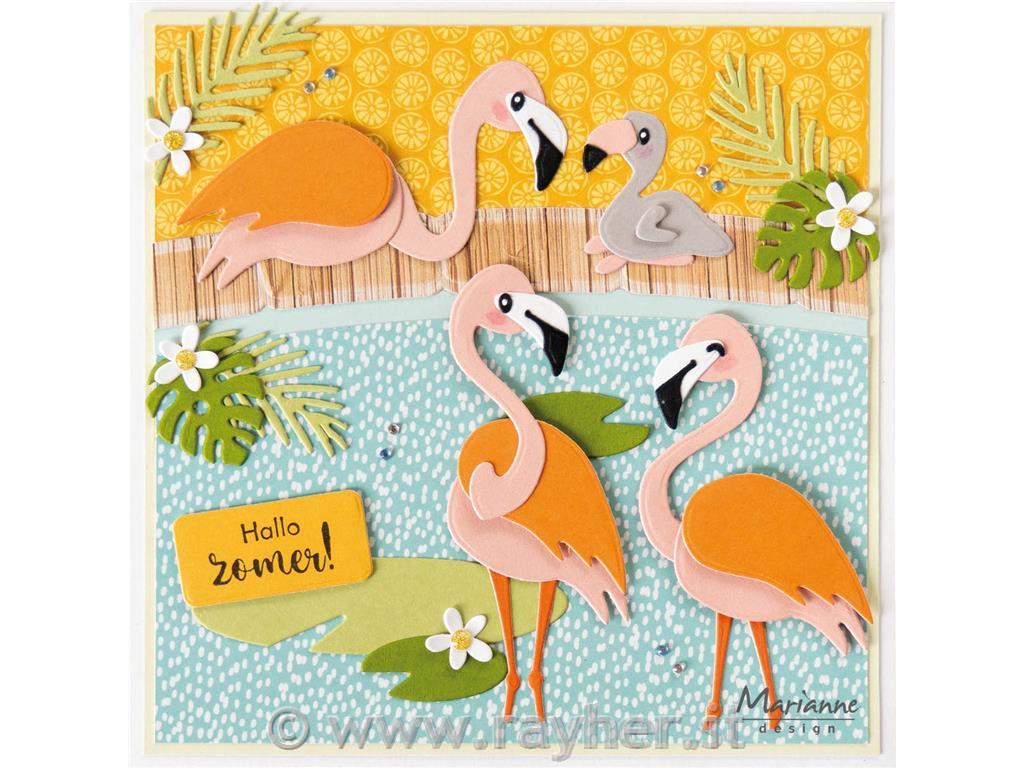 Šablona MD Collectable: Družina flamingov