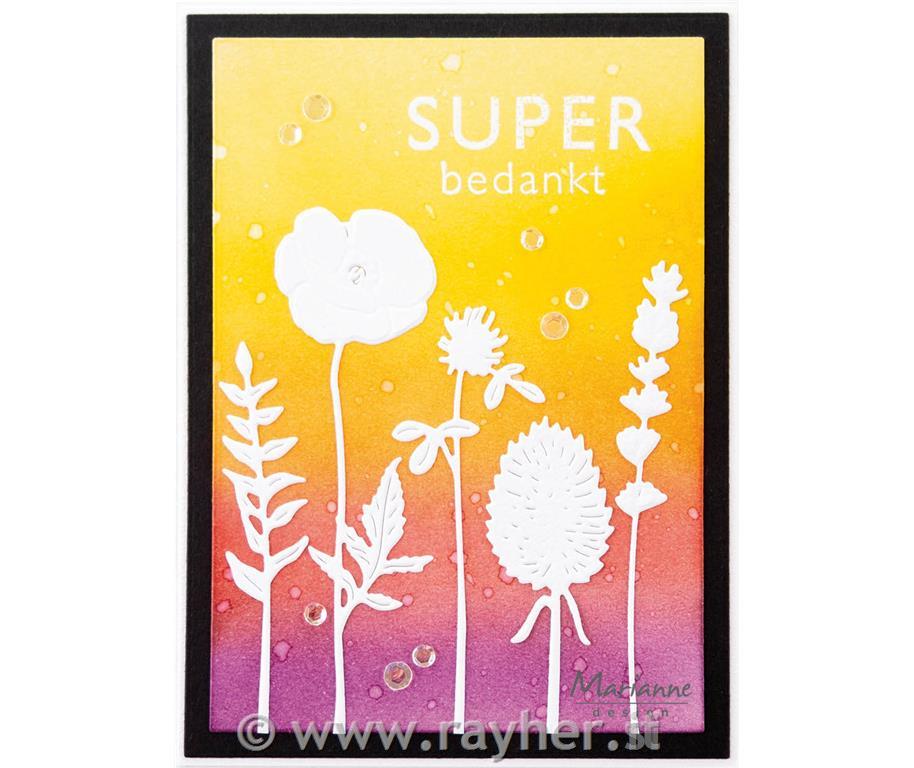 FUSTELLA MD CRAFTABLES, Fiori selvatici