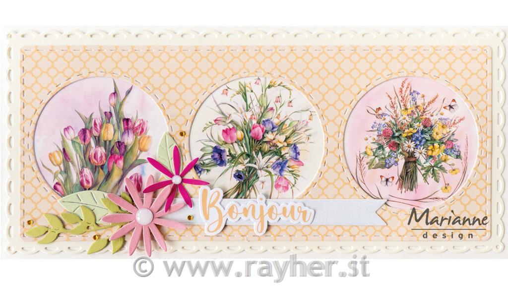 Šablona MD Craftable: Krogi s šivi, tag