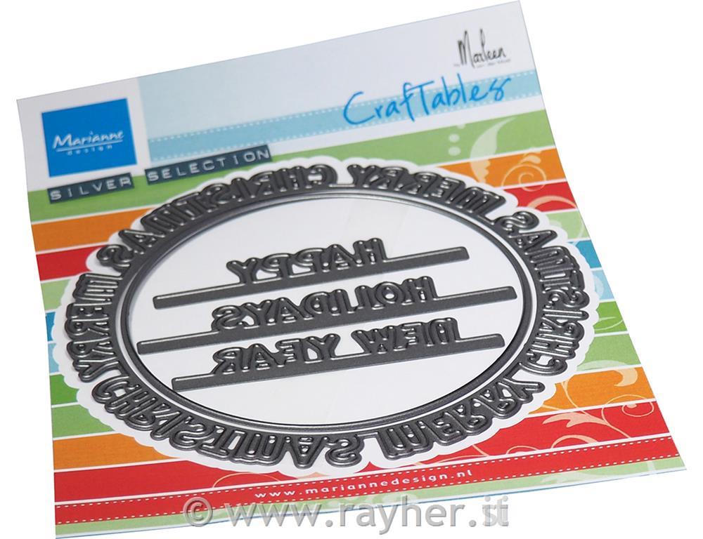 Fustella MD Craftable: CerchioMerry Christmas