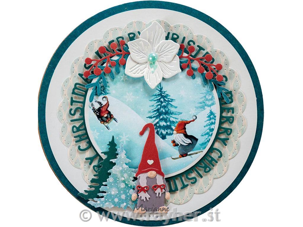 Fustella MD Craftable: CerchioMerry Christmas