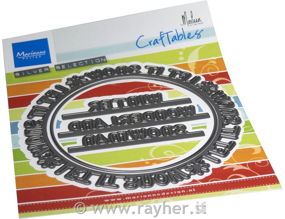 Fustella MD Craftable:Lascia che nevichi