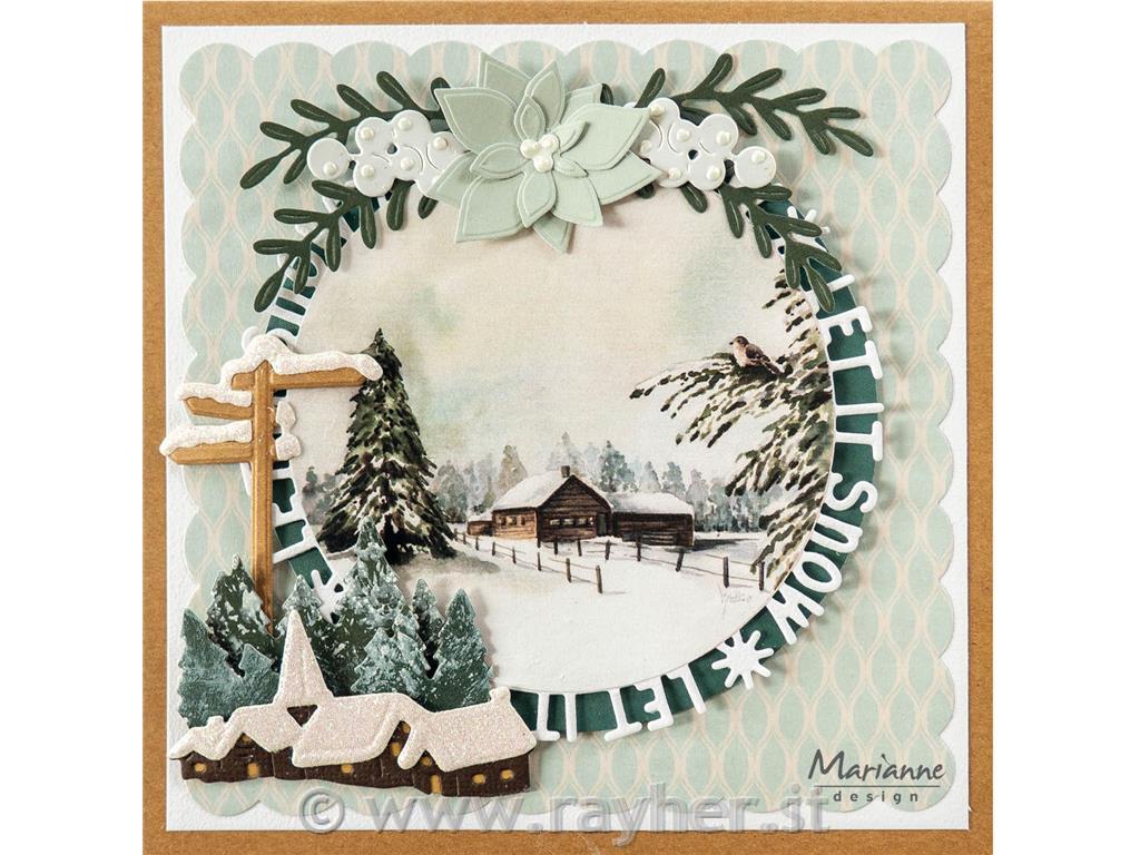 Fustella MD Craftable:Lascia che nevichi