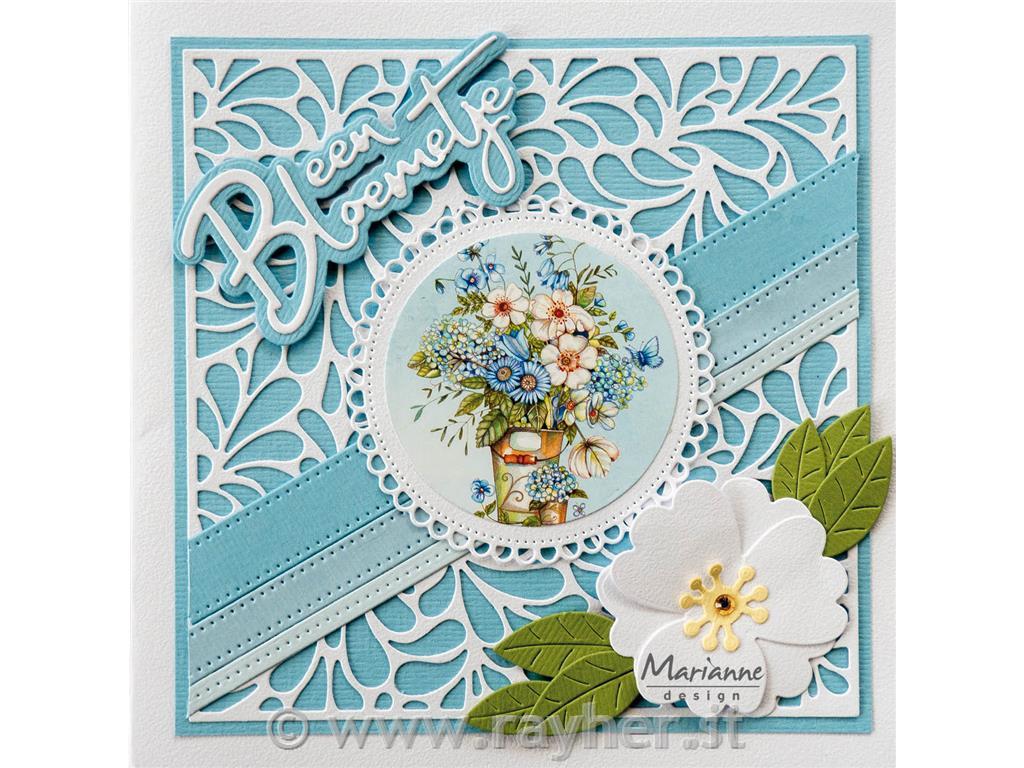 Šablona MD Craftable: Ozadje - Sukulente