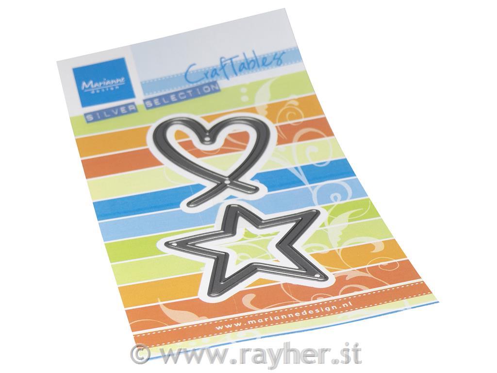 Fustella MD Craftable: Stella e cuore