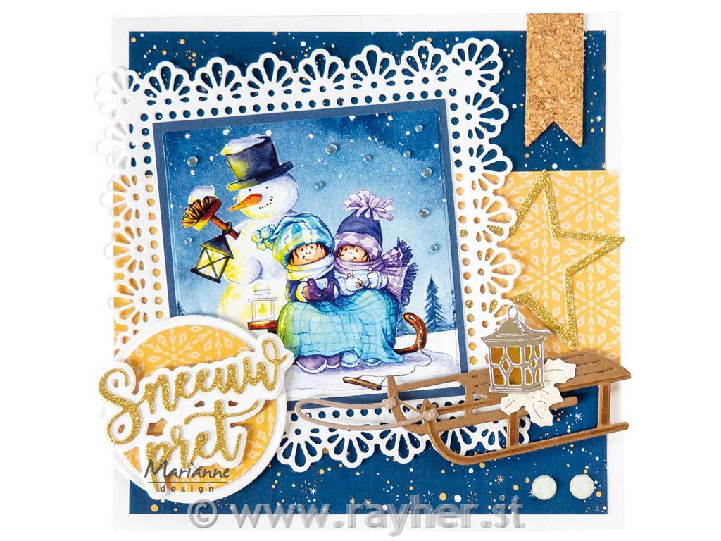 Šablona MD Craftable: Kvadrat z obrobo