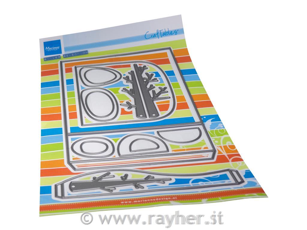 Šablona MD Craftable: Voščilo v škatli