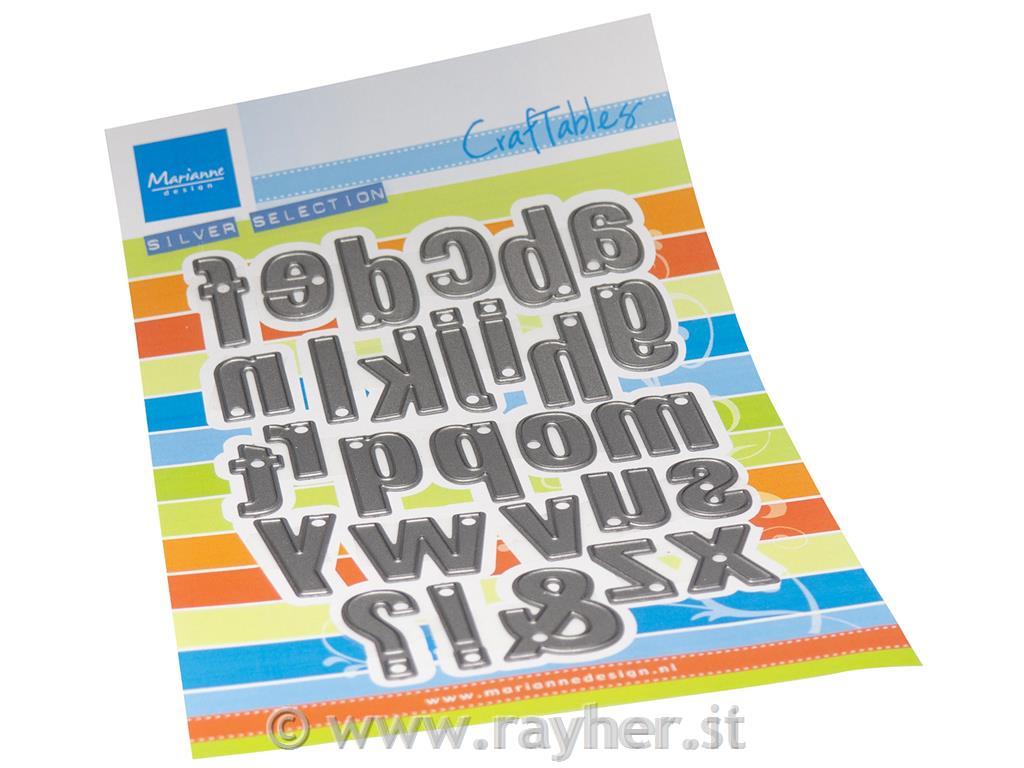 Šablona MD Craftable: Male črke abecede