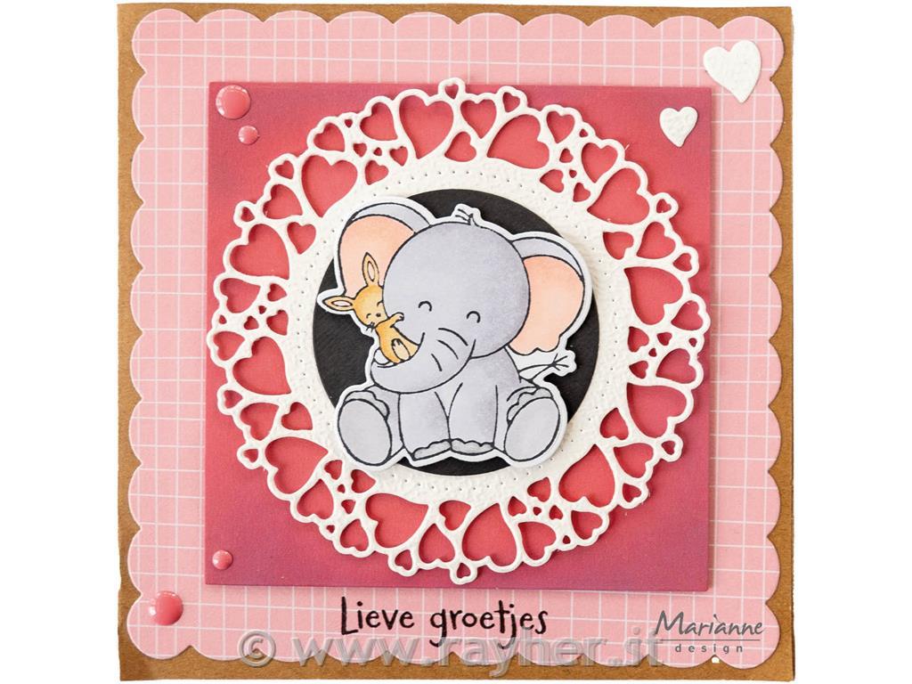 Fustella MD Craftable: Cuori in cerchio