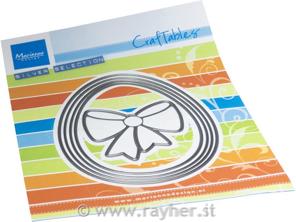 Šablona MD Craftable: Jajca in pentlja