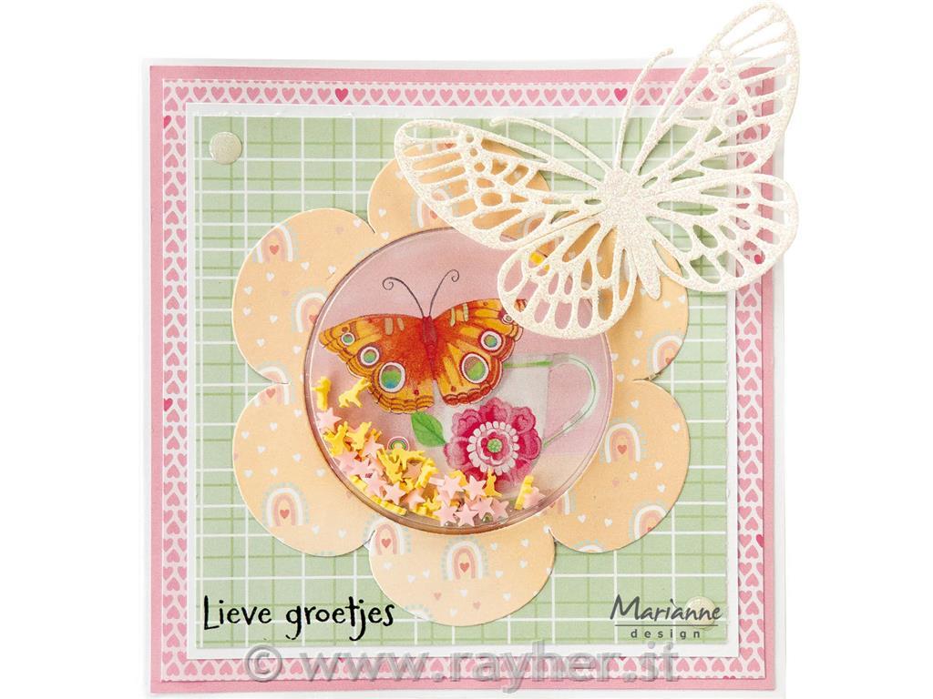 Fustella MD Craftable: Fiore per shakercard