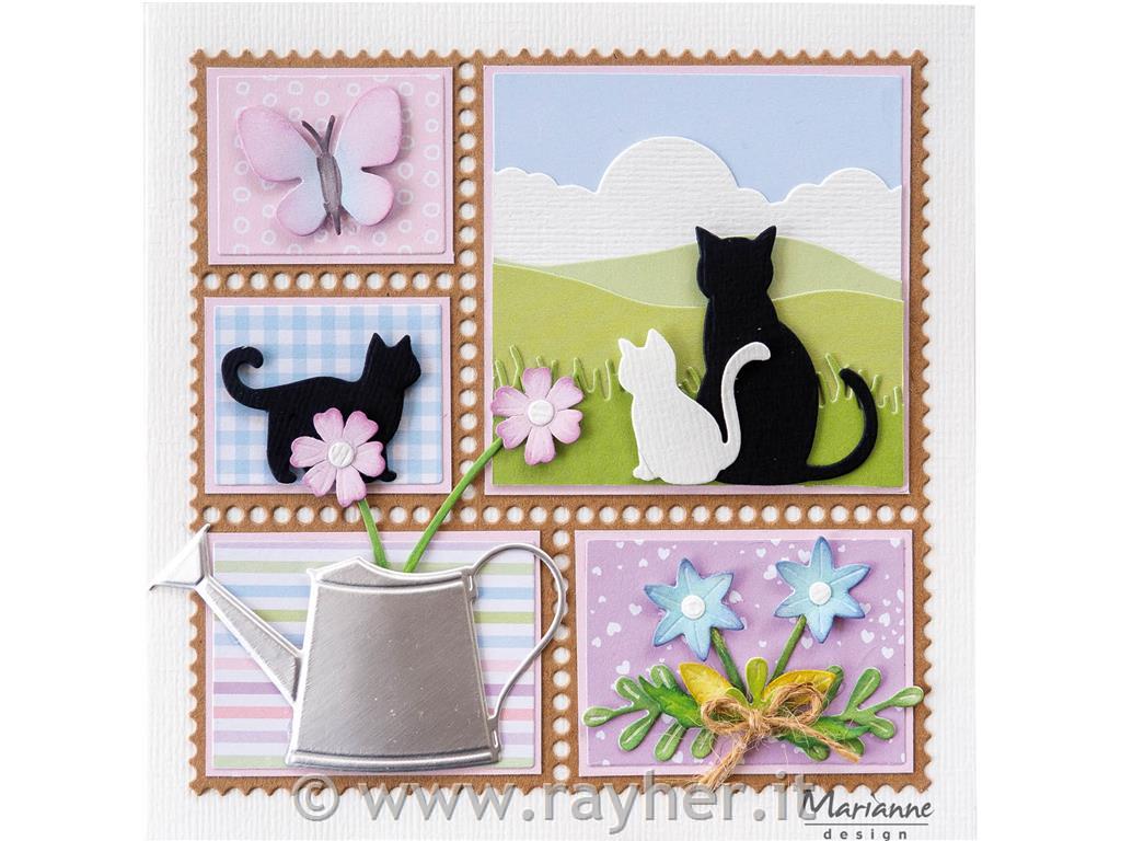 Šablone MD Craftable, Pravokotniki z valovi