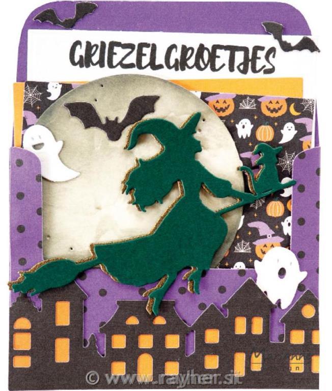 Šablona MD Craftable: Šablona za luknjanje XL - noč čarovnic