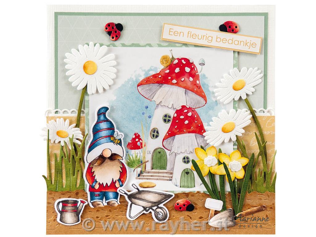 Štampiljke in rezalne šablone: Vrtni škrat