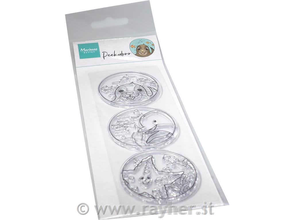 Clear Stamp: Animals in the ocean