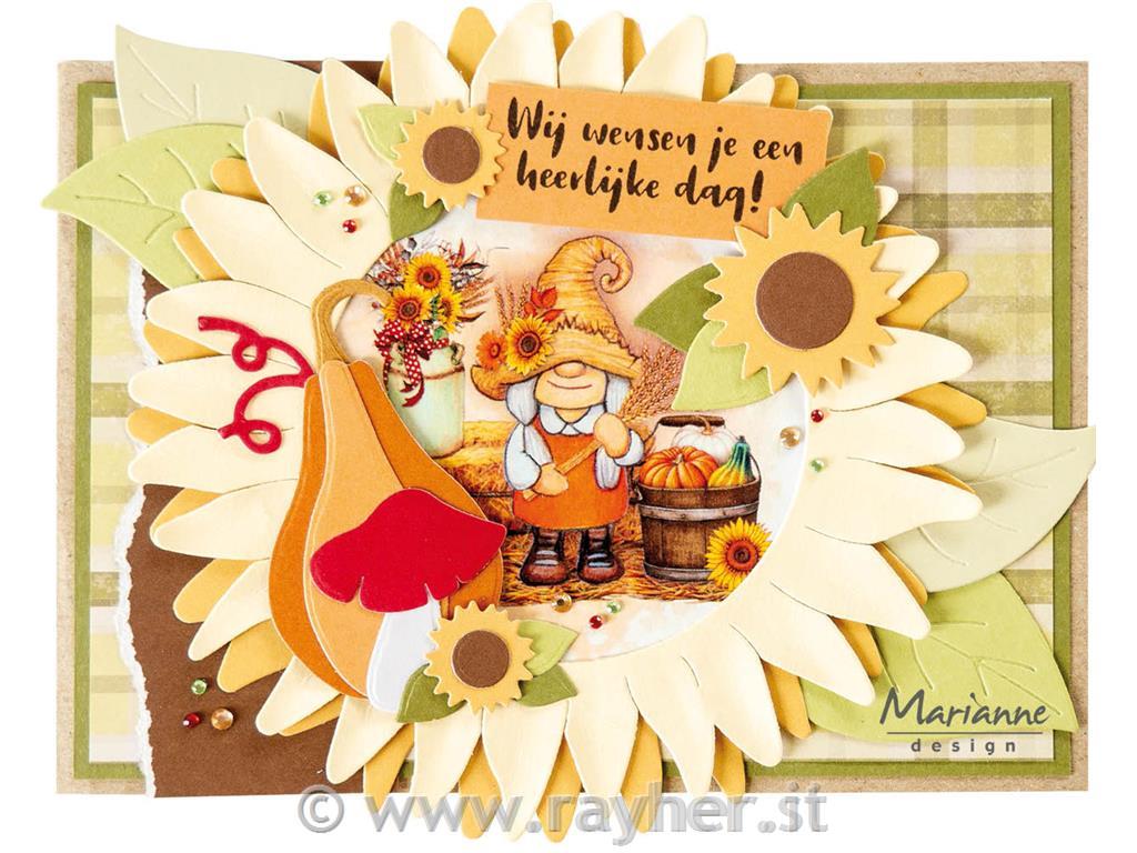 Clear Stamp and Die: Mrs. Autumn gnomeGirl