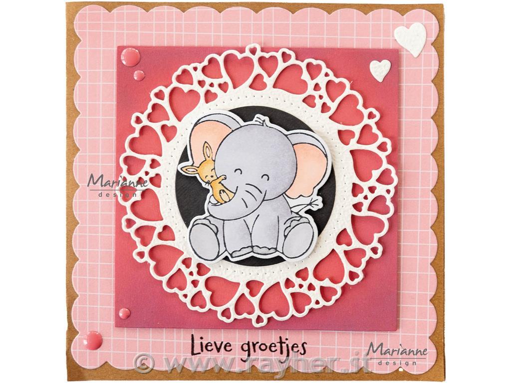 Clear Stamp and Die: ElephantGirl