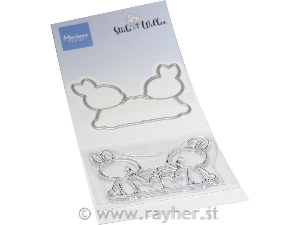 Timbro e fustelle: Amici dei conigli