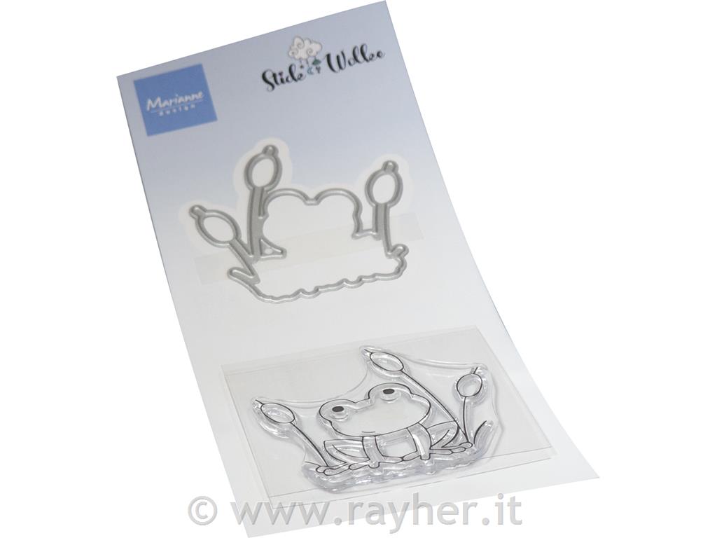 Štampiljke in rezalne šablone: Žabica