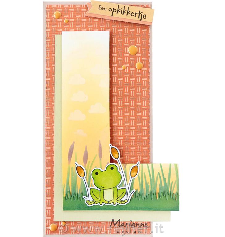 Štampiljke in rezalne šablone: Žabica