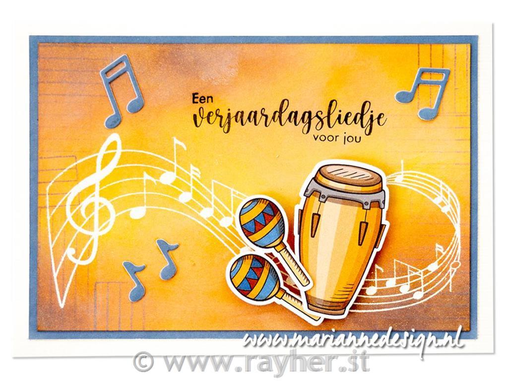 Štampiljke Music Swirl