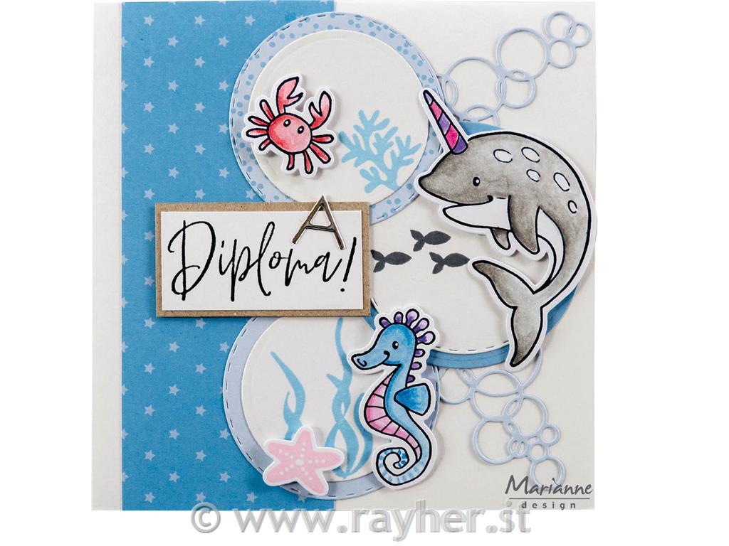 TIMBRO E FUSTELLA MD, NEL MARE