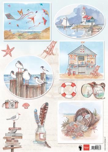 Seabreeze 2, decoupage paper