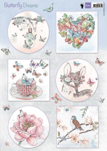 LIST S SLIČICAMI, BUTTERFLY DREAMS