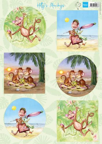 LIST S SLIČICAMI, OPICE