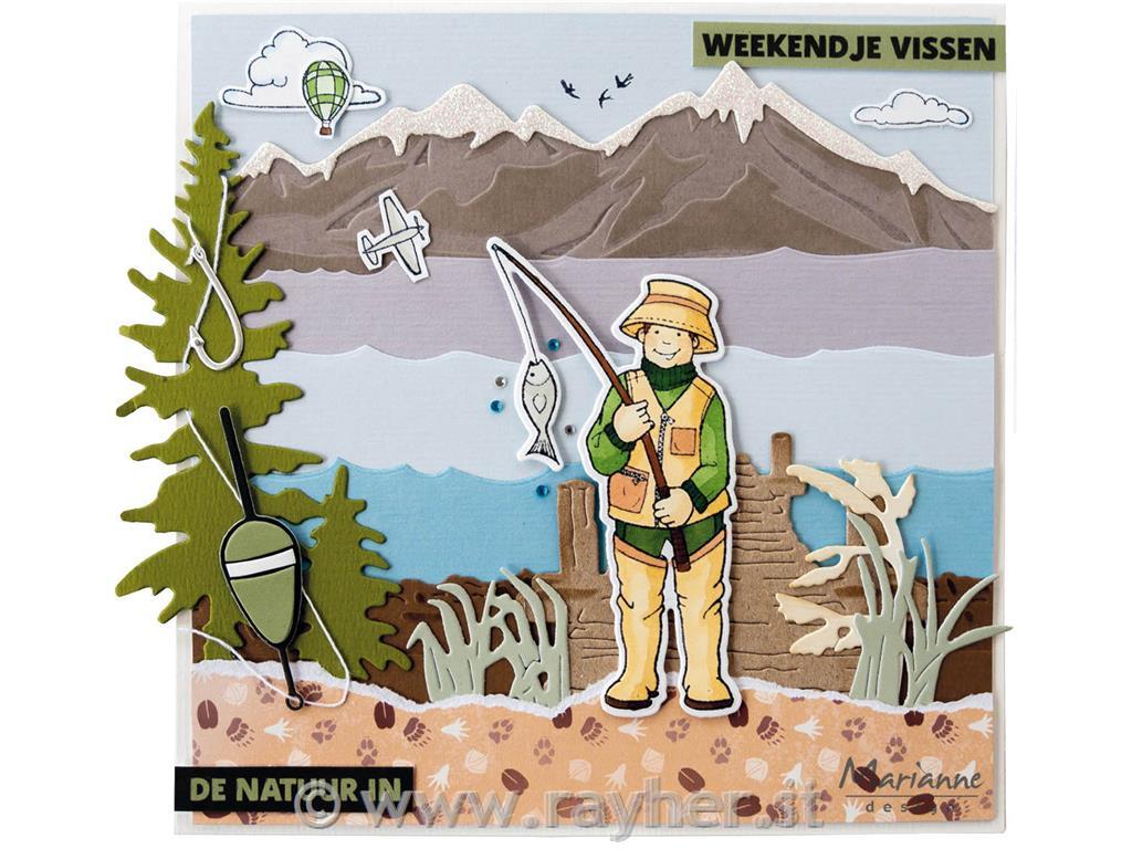 Timbro e fustella MD: Pescatore