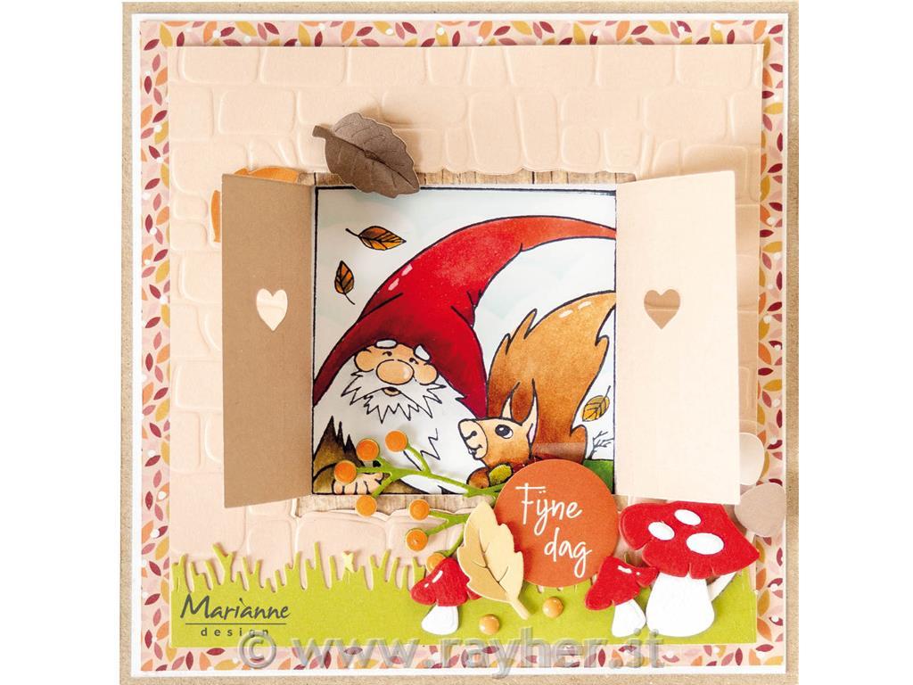 Clear Stamp: Gnome & Squirrel