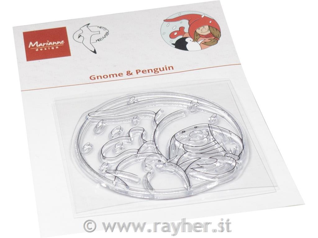 Clear Stamp: Gnome & Penguin