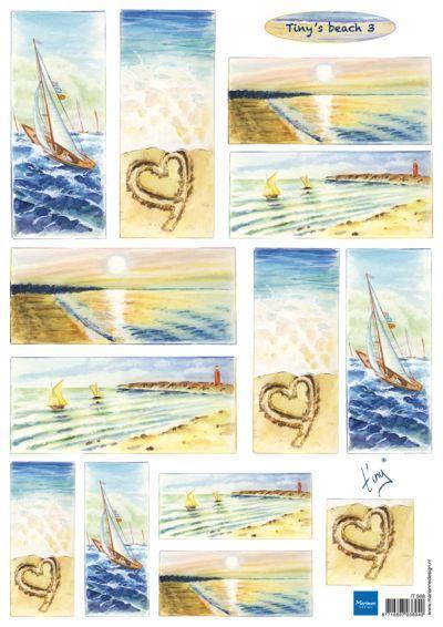 DECOUPAGE PAPER BEACH 1