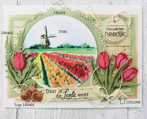 DECOUPAGE IMMAGINI, TULIPANI SUI CAMPI 1