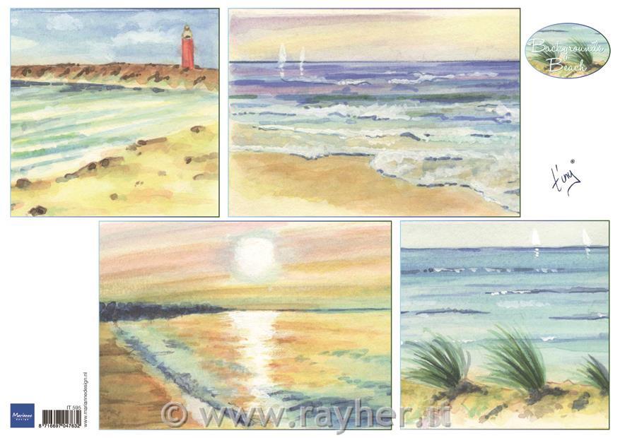 DECOUPAGE IMMAGINI, SPIAGGIE