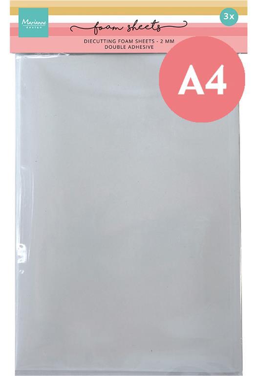 Diecutting foam, white, 2 mm