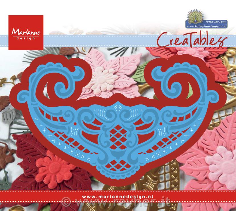 ŠABLONA MD CREATABLES, CVETLIČNI ORNAMEN
