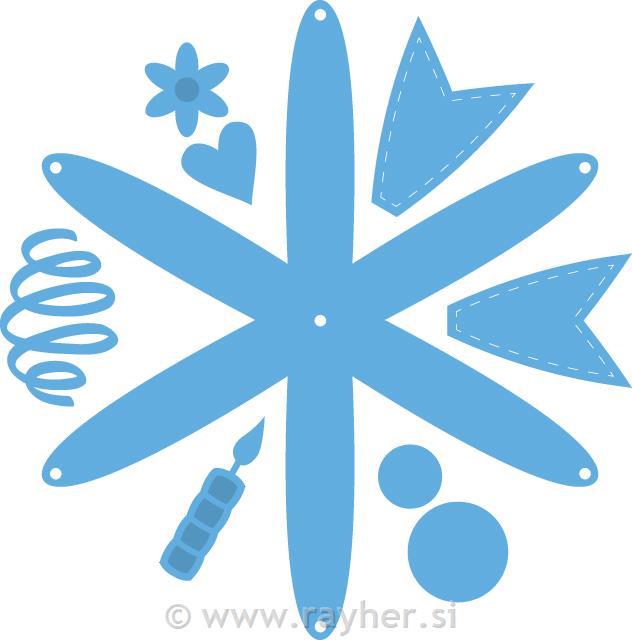 ŠABLONA MD CREATABLES, ROZETE