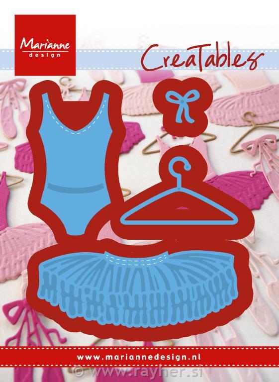 ŠABLONA MD CREATABLES, BALETNI DRES