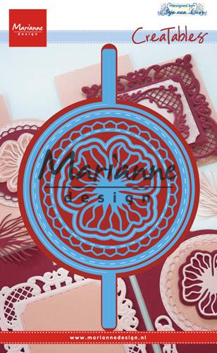 ŠABLONA MD CREATABLES, ANJA'S PREPOGIB - OKROGLA