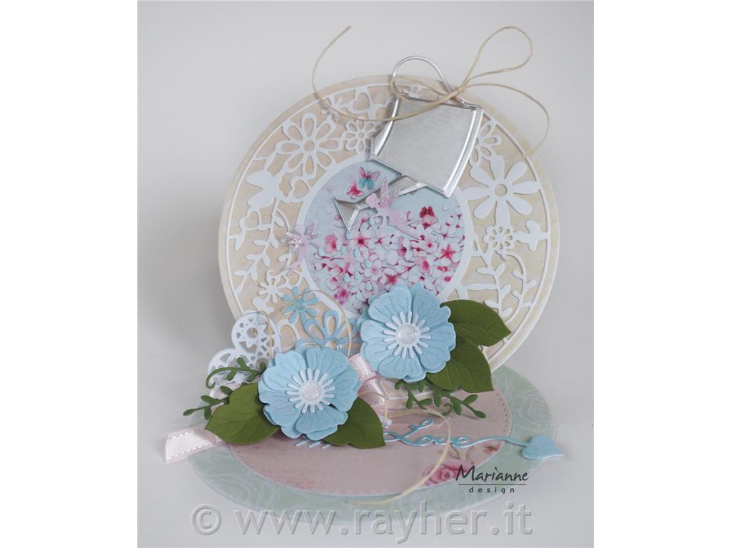 CREATABLE DIE - Flower Frame round