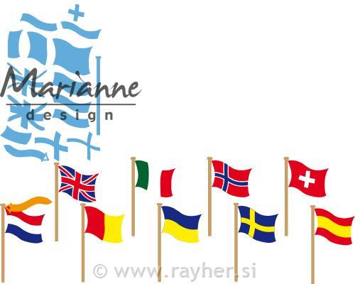 ŠABLONA MD CREATABLES, ZASTAVE