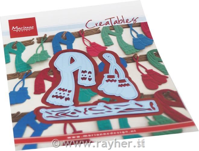 FUSTELLA MD CREATABLES:Muffole e sciarpa