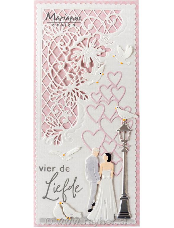 Šablona MD Creatable: Golobi