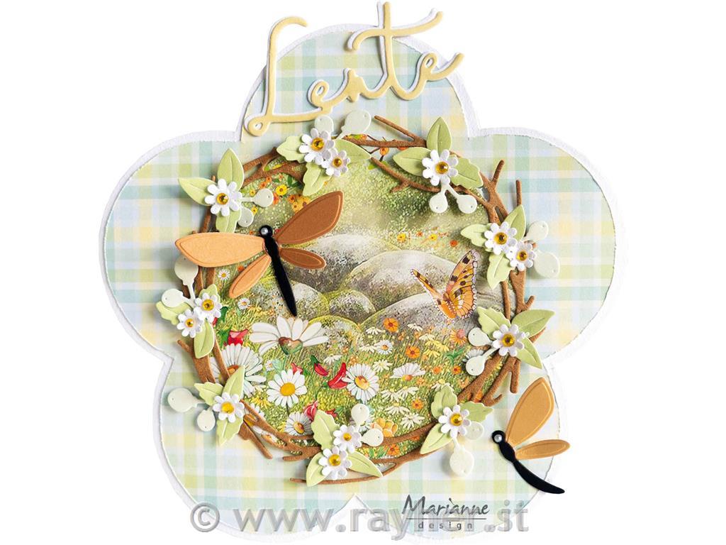 Šablona MD Creatable: Pomladni venček