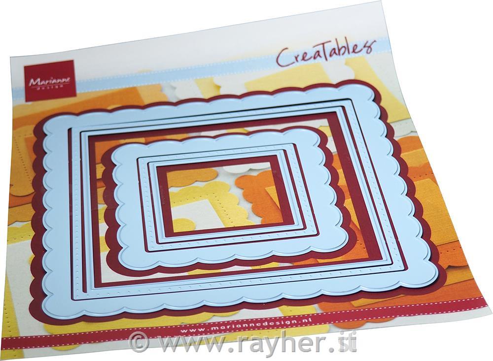 Fustella MD Creatable: Quadrati smerlati