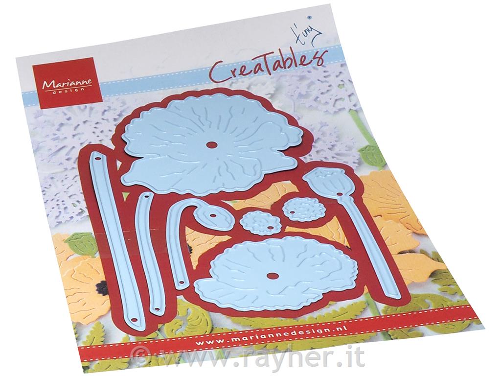 Fustella MD Creatable: Papavero