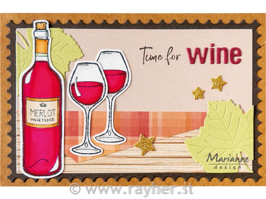 Šablona MD Creatable: Listi vinske trte